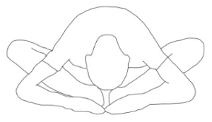 Yin yoga stilling - Butterfly